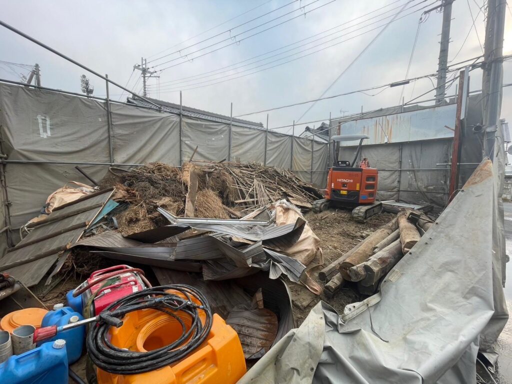 建物解体状況